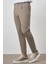 Erkek Vizon Trend Slim Fit Tam Lastik Pantolon 3