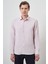 Erkek Pembe Slim Fit Italyan Yaka Gömlek 4
