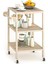 Interbuild Masif Akasya,holger Mutfak Servis ARABASI,520X520X850 Mm,organik Beyaz 1