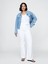 Kadın Beyaz High Rise '70S Flare Jean Pantolon 4