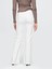 Kadın Beyaz High Rise '70S Flare Jean Pantolon 5
