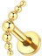 F136 Titanyum Ayna Cilalı Top Model Helix Piercing - Titanyum Conch Piercing 1