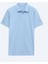 Açık Mavi Polo Yaka Pamuk Karışımlı T-Shirt 1