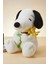 Snoopy Lisanslı Çiçekli Peluş Oyuncak (30CM) 2