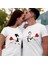 By Gg Design Nakış Baskılı Sevgili & Eş T-Shirt 1