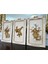 Özel El Yapımı 3 Lü Çiçekli ve Melekli Duvar Tablosu 50X33CM 6