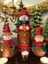 Yeni Yıl Kardan Adam Biblo Set 3 Lü , Noel Set (27CM ve 16CM) 2