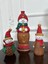 Yeni Yıl Kardan Adam Biblo Set 3 Lü , Noel Set (27CM ve 16CM) 4
