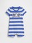 Bebek Mavi Baby Logo Raglan Tulum 1