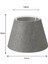 Modern Abajur Başlığı 22CM 3