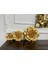 Gold Duvar Gülü , Dekoratif Masa Duvar Süsü 6