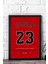 Michael Jordan Forma Çerçeveli Tablo - Nba Chicago Bulls Jersey 1