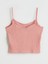 Yeni Sezon U Yaka Dokulu Askili Crop - S5GI19Z8 2