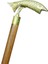 Pirinç Balık Tasarımı Baston 100 cm 1