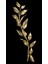 | Altın Renk Yaprak Dalı Kombini (Plants) |çerçeveli Cam Tablo 2li Dikey 2