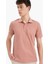 Yeni Sezon Regular Fit Polo Yaka Kısa Kollu Dokulu Waffle Polo Tişört 1