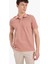 Yeni Sezon Regular Fit Polo Yaka Kısa Kollu Dokulu Waffle Polo Tişört 4