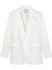 Oversize Ekru Kadın Blazer Ceket 50873 2