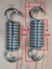 7 mm Çelik 2li Salıncak Yayı - Uzun - 10 Boğum - 14,5 cm - Galvanizli - Düz Kancalı 1