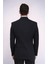 Gümüş Düğmeli Slim Fit Kruvaze Siyah Erkek Takım Elbise – Wessi 7
