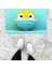 Dijital Baskı Mavi Maskeli Emoji Desen Kapı Önü Paspası PS1388 1
