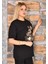 Tavşan Baskılı Oversize Kadın T-Shirt Bisiklet Yaka 5