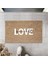 Beyaz Kapı Önü Paspası Yourself Love Desen PS925 1