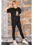 2 Adet Özel Baskılı Oversize Kadın T-Shirt Bisiklet Yaka 5