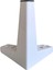 Serçe Düz 15CM Plastik Ayak Mobilya Masa ve Dolap AYAĞI(15CM)(BEYAZ) 2