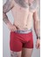 Erkek 3'lü Kutulu Premium Pamuklu Boxer (Siyah-Lacivert-Bordo) 5