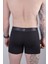 Erkek 3'lü Kutulu Premium Pamuklu Boxer (Siyah-Lacivert-Bordo) 6