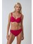 Kapsız Telli Kakın Kenarlı Debi Drape Detaylı Toparlayıcı Bikini Takımı 4