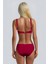 Kapsız Telli Kakın Kenarlı Debi Drape Detaylı Toparlayıcı Bikini Takımı 5