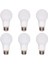 LED Ampul Beyaz Renk 9 Watt Tasarruflu 6lı Paket 1