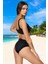 Desenli Bikini Takımı Özel Tasarım Ergonomik Kesim Hızlı Kuruyan Şık Detaylı Su Sporları Için 3
