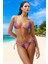 Desenli Üçgen Bikini Takımı Su Sporları Için Yaz Koleksiyonu Esnek Kumaş Özel Tasarım 2