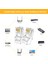 Yeni Nesil Ez RJ45 Pense + 100 Adet Pcs Yeni Nesil Ez Delikli Cat6 Utp Jak + Kablo Soyucu Sarı + RJ45 R11 Test Cihazı Network Aksesuarları Internet Lan Ethernet Seti 9