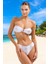 Desenli Parlak Bikini Takımı Şık Detaylı Yüksek Konfor Hızlı Kuruyan Ergonomik Kesim 1