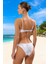 Desenli Parlak Bikini Takımı Şık Detaylı Yüksek Konfor Hızlı Kuruyan Ergonomik Kesim 3