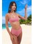 Straplez Simli Bikini Takımı Ergonomik Kesim Hızlı Kuruyan Esnek Kumaş 2