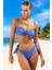 Straplez Bağlamalı Bikini Takımı Hızlı Kuruyan Su Sporları Için Esnek Kumaş Ergonomik Kesim 1