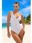 Volanlı Tek Omuz Mayo Swimsuit Premium Kalite Deniz Kıyafeti Plaj Mayosu Havuz 1