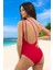 Desenli Tek Omuz Mayo Banyo Kıyafeti Yüzme Mayosu Swimsuit Şık Detaylı Esnek Kumaş 1