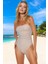 Drape Straplez Mayo Su Sporu Kıyafeti Swimsuit Özel Tasarım Hızlı Kuruyan Banyo 2