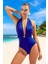 Derin V Yaka Mayo Yaz Koleksiyonu Swimsuit Banyo Kıyafeti Plaj ve Havuz Için Su Sporu 2