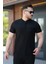 Erkek Hakim Yakalı Kısa Kollu Pamuklu T-Shirt 1