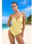 V Yaka Mayo Hızlı Kuruyan Deniz Kıyafeti Ergonomik Kesim Şık Detaylı Swimsuit Yüzme Mayosu 1