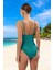 V Yaka Mayo Hızlı Kuruyan Deniz Kıyafeti Ergonomik Kesim Şık Detaylı Swimsuit Yüzme Mayosu 3