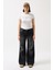 Baskılı Likralı Crop T-Shirt 2