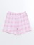 Yeni Sezon Gomlek Yaka Barbie Baskili Kiz Cocuk Sortlu Pijama Takimi - S56943Z4 3